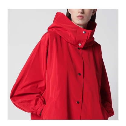 MAYFEYR - Róhe - Red Oversize Coat In Silk Blend Fabric - 419-10-168PL600