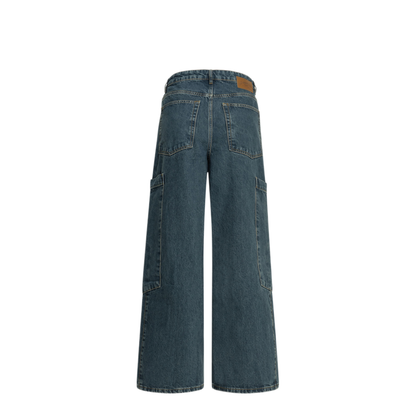 MAYFEYR - Ganni - Baggy Cargo Wide Leg Jeans - A1100180566