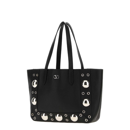 Black Leather Small Nellcôte Shopping Bag