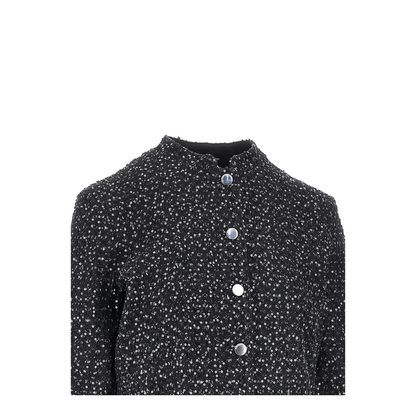 MAYFEYR - Emporio Armani - Black Cotton Boucl E Jacket - EW004807AF26175MC002