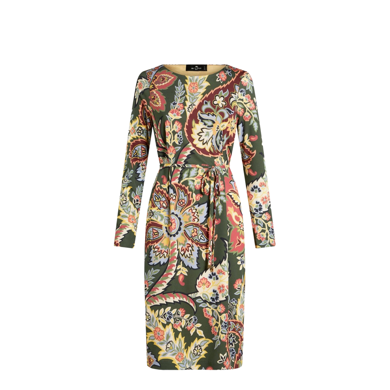 Abstract Pattern Midi Dress