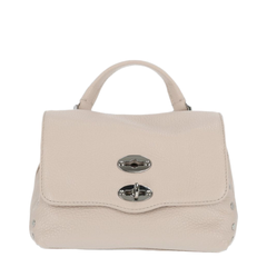 Postina Baby Hammered Leather Bag - Bianco Latte