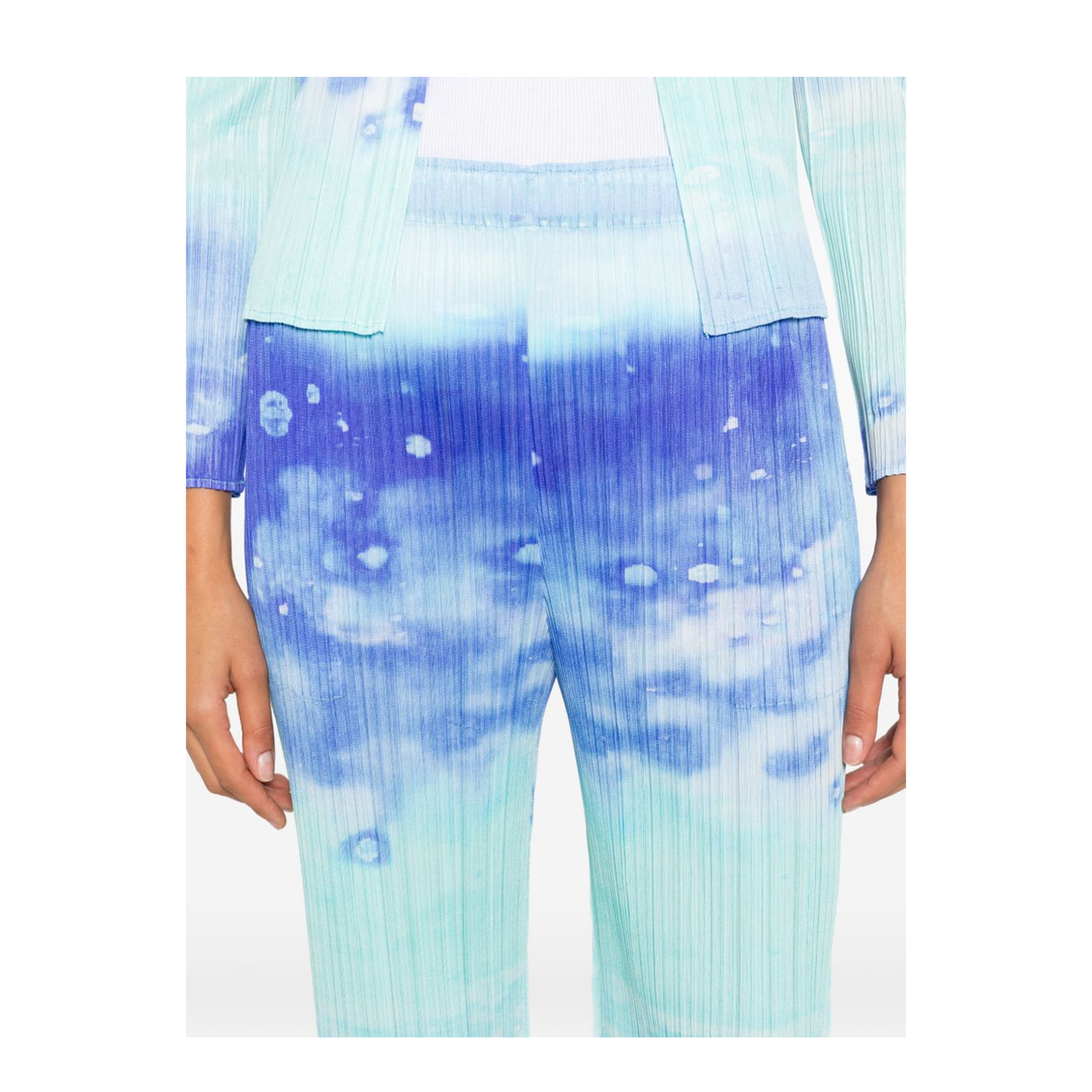 MAYFEYR - Pleats Please - Trousers Light Blue - PP66JF71472