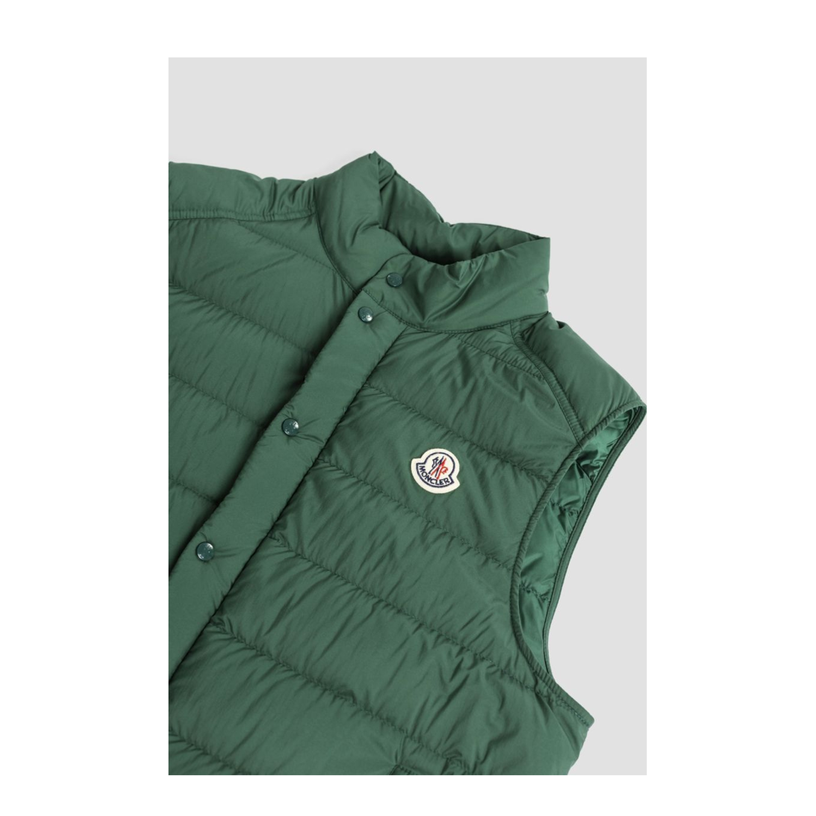 BARTHE Emerald Green Sleeveless Down Jacket