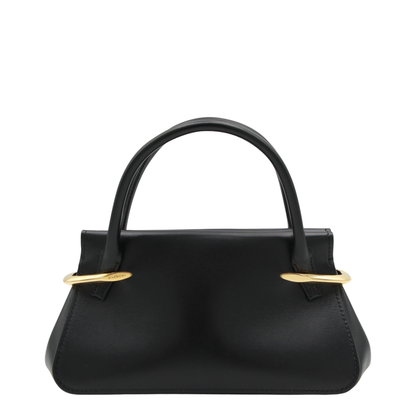 Pinch Mini Calfskin Bag - Black