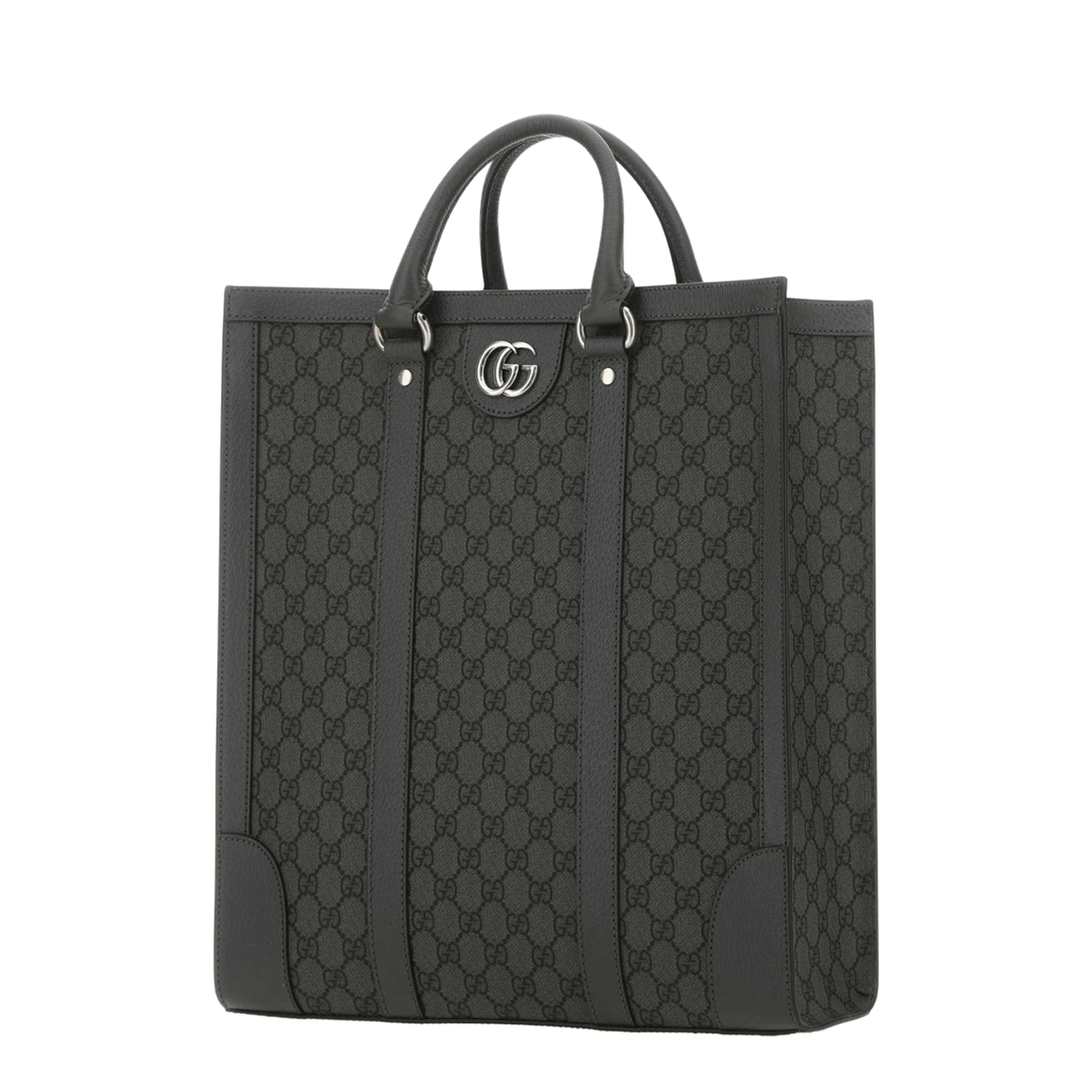 GG Supreme Fabric and Leather Ophidia Shopping Bag