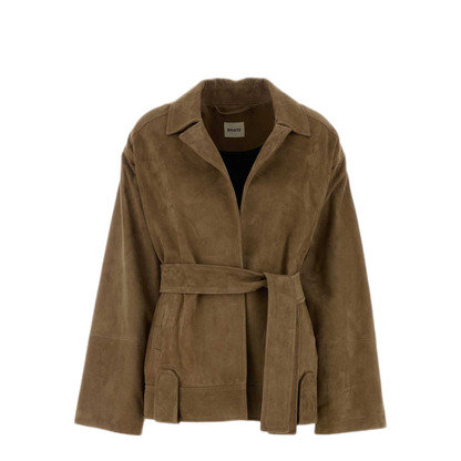 MAYFEYR - Khaite - Biscuit Suede Alder Jacket - 6239709L709905