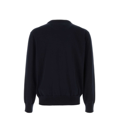 Deep Midnight Blue Cotton Sweater