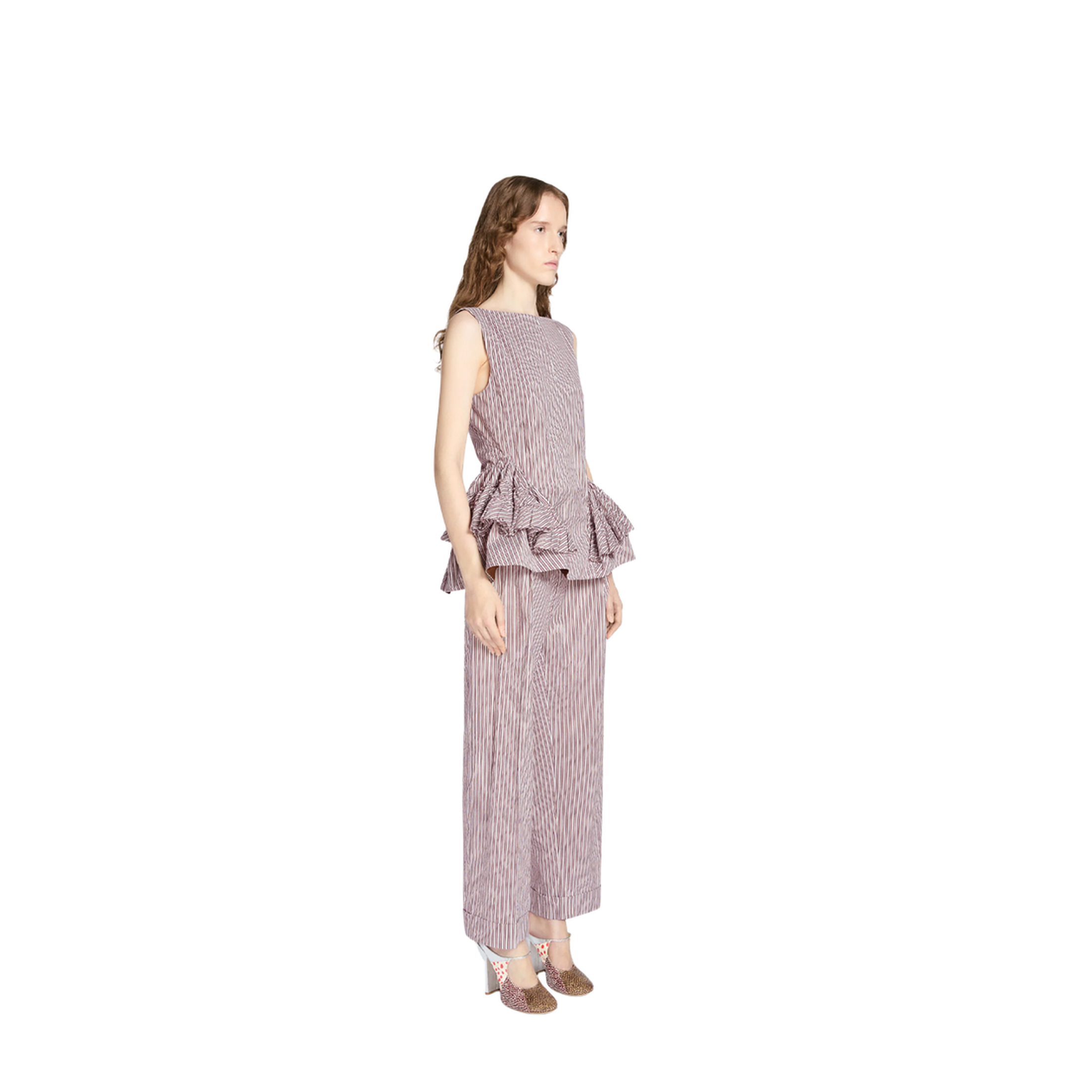 MAYFEYR - Dries Van Noten - Casey Ruffled Peplum Top - 0107073132