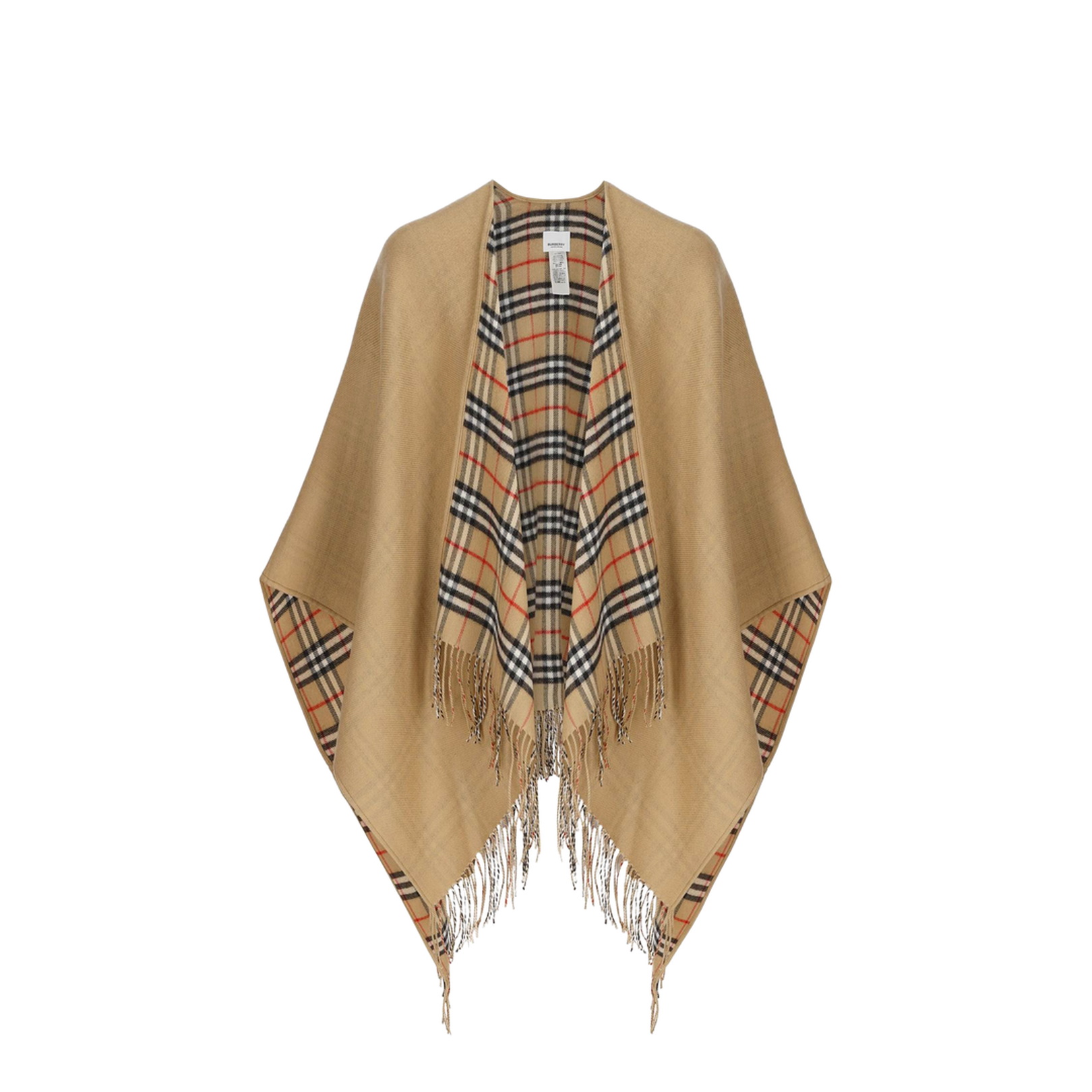 Wool Reversible Cape