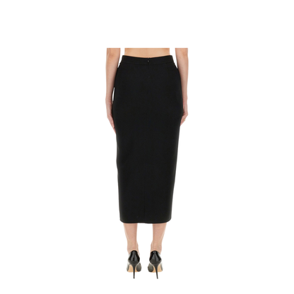 Asymmetric Plain Skirt