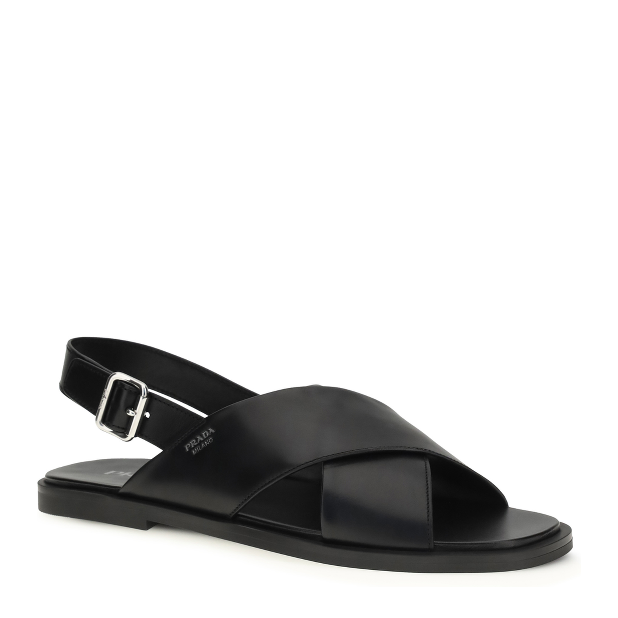 MAYFEYR - Prada - Saffiano Criss-Cross Sandals - 2X3163FG000070