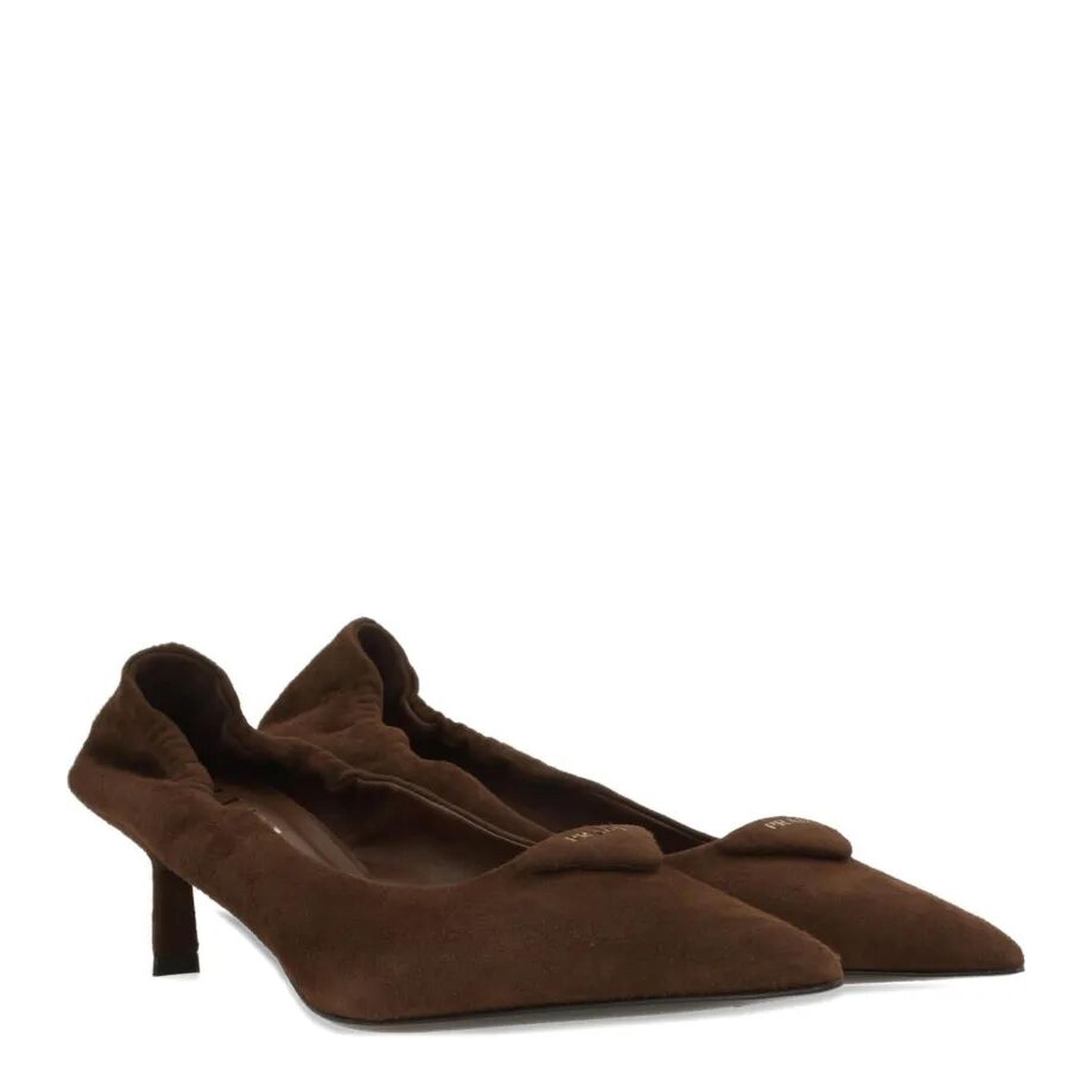 MAYFEYR - Prada - Suede Pumps With Elastic On The Heel - 1I188OF055008