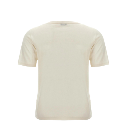 Silk Cashmere T-Shirt White