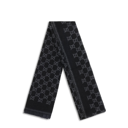 MAYFEYR - Gucci - Miss Stenny Gg Monogram Wool Scarf - A005IW3GAMQ1063