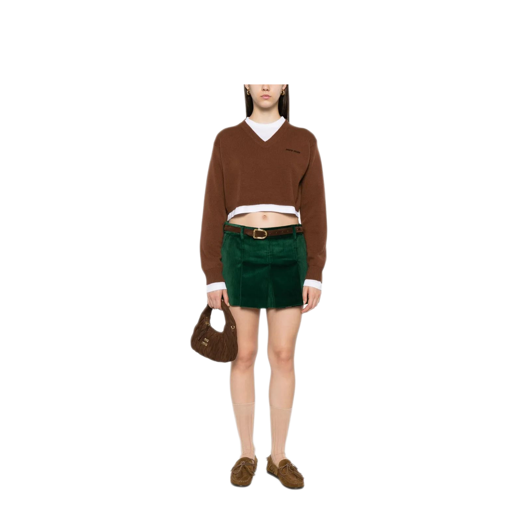 MAYFEYR - Miu Miu - Corduroy Skirt - MG2515SOOO13I4F0L76