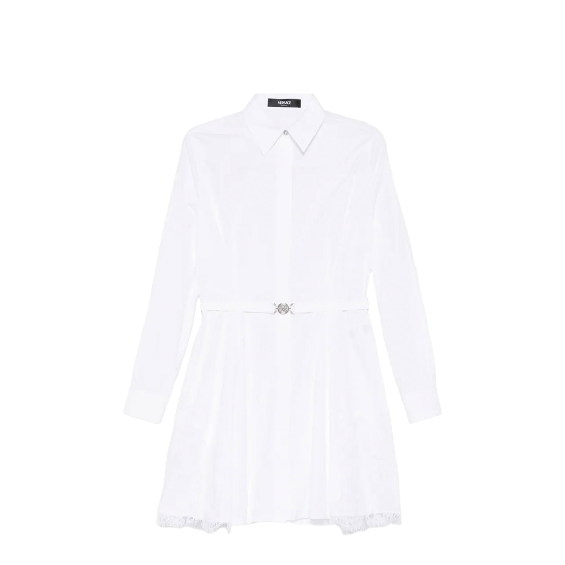 Belted Cotton Shirt Dress