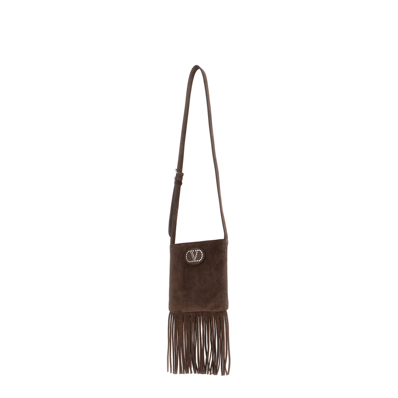 Brown Suede Nellcã´te Crossbody Bag