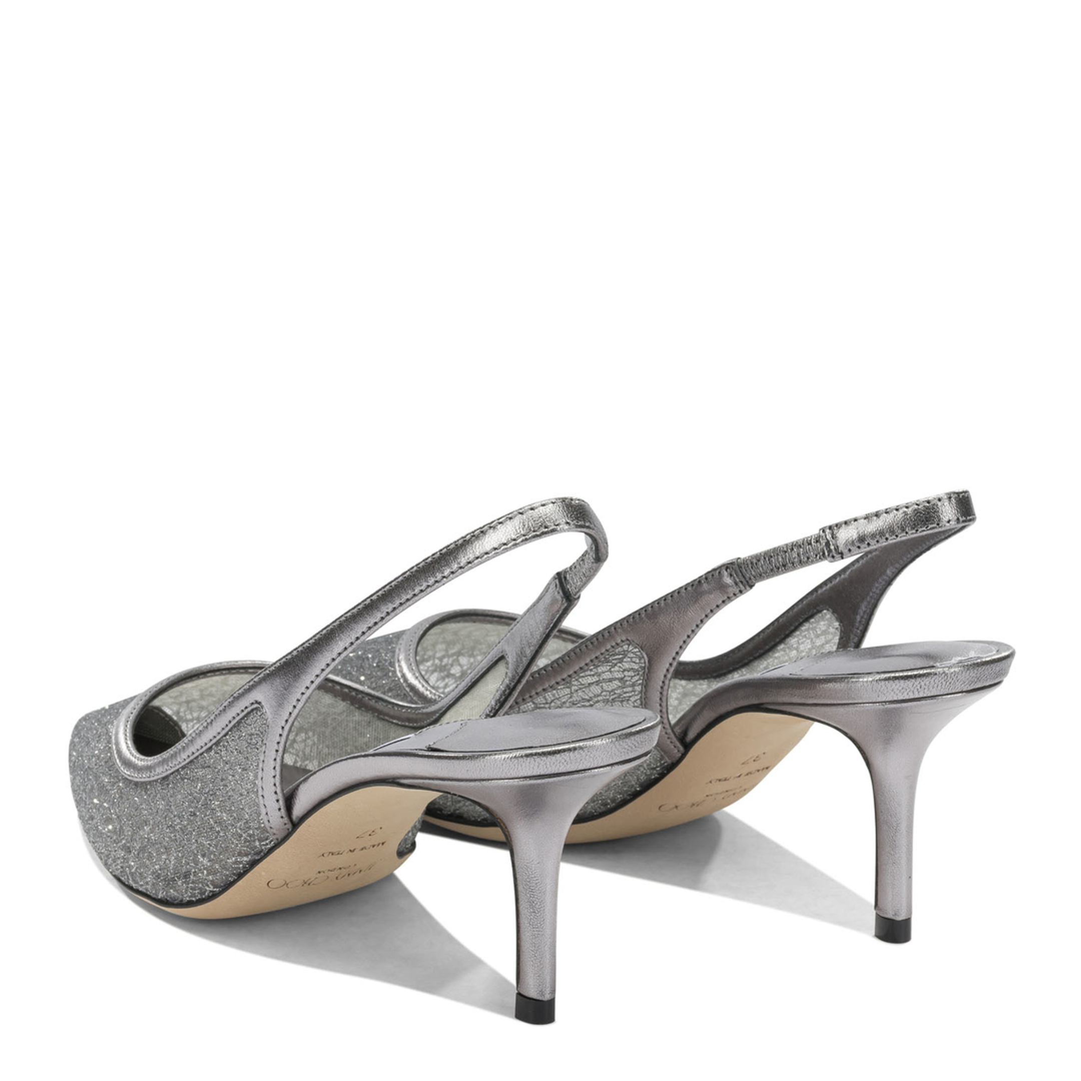 MAYFEYR - Jimmy Choo - "Love 65Mm" Slinkgback - LOVESB65DLZANTHRACITE