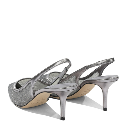 MAYFEYR - Jimmy Choo - "Love 65Mm" Slinkgback - LOVESB65DLZANTHRACITE