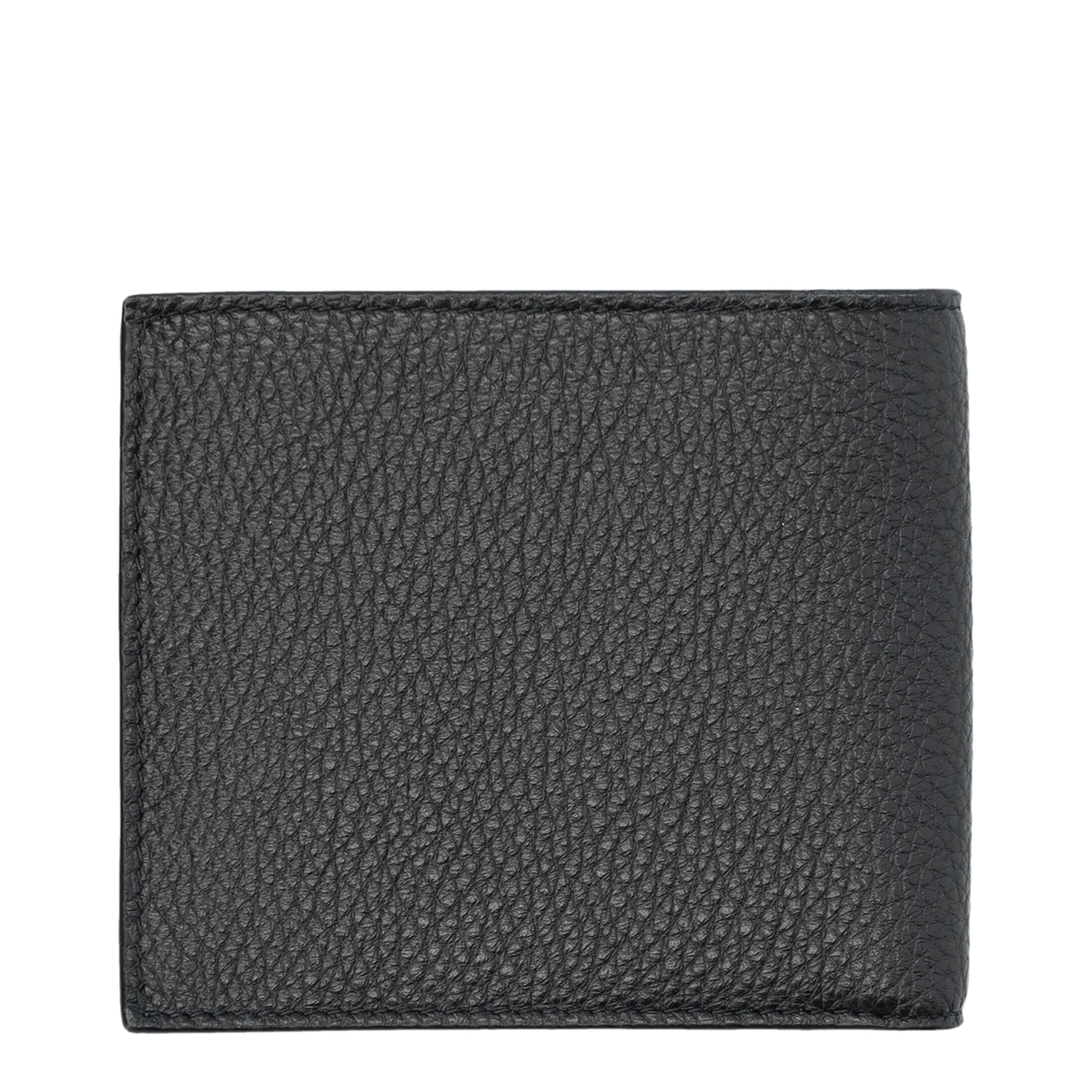 Grained Leather Billfold Wallet