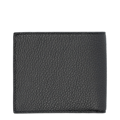 Grained Leather Billfold Wallet