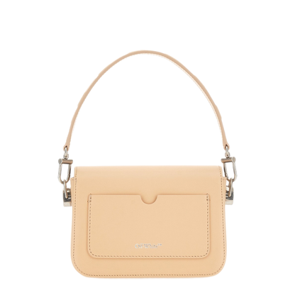 Binder Small Calf Leather Shoulder Bag - Peach Orange