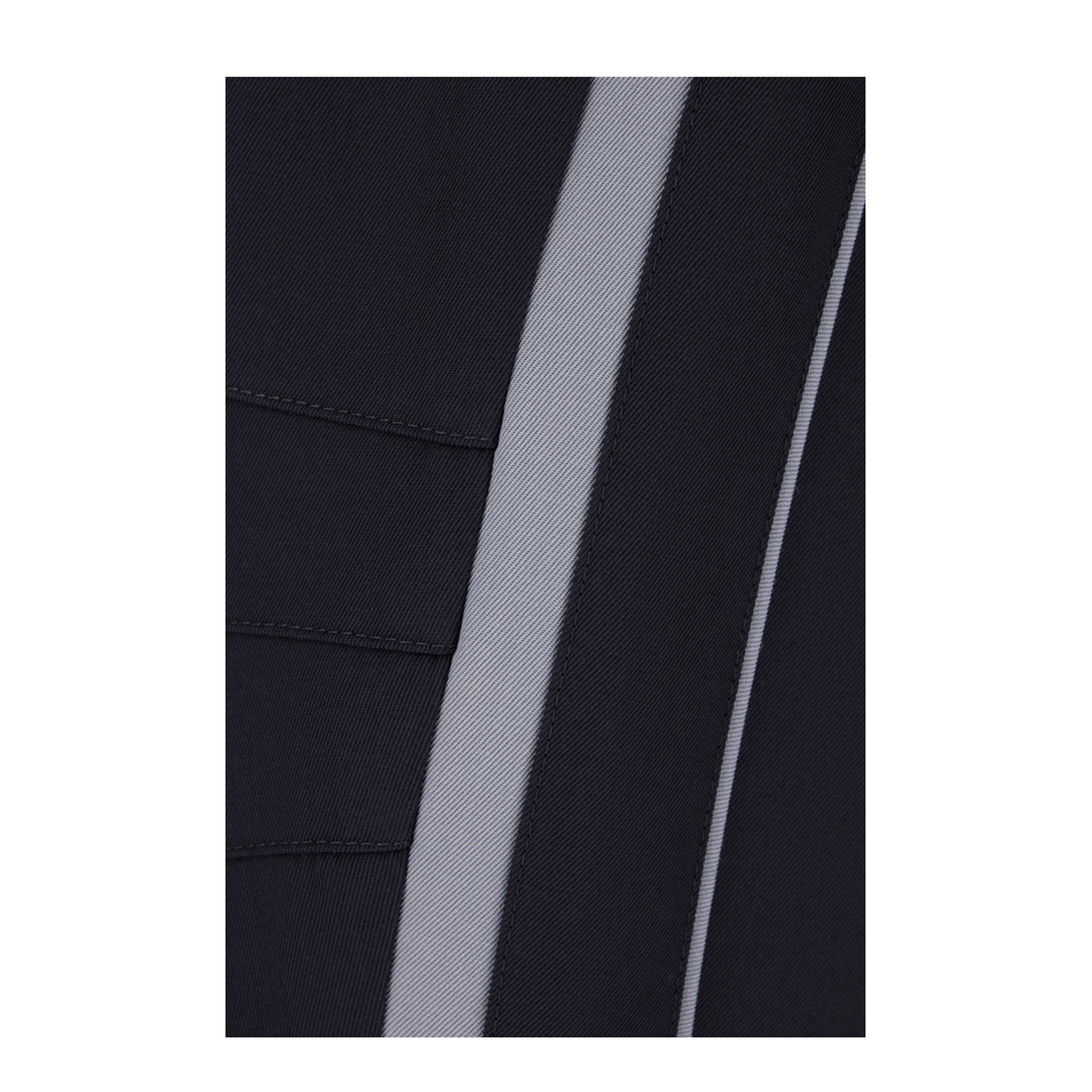 Black Polyester Blend Jacket