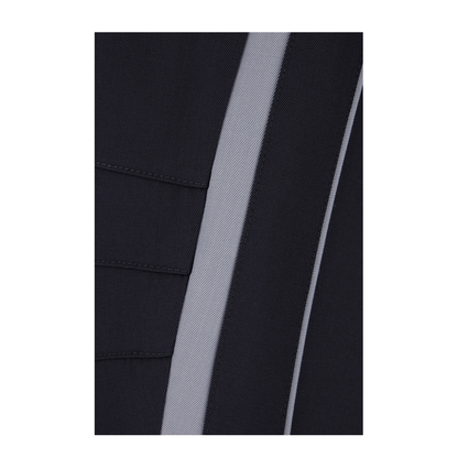 Black Polyester Blend Jacket