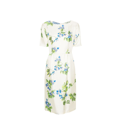 MAYFEYR - Prada - Floral-Print Twill Dress - P3L96RSOOO14NZF0K74