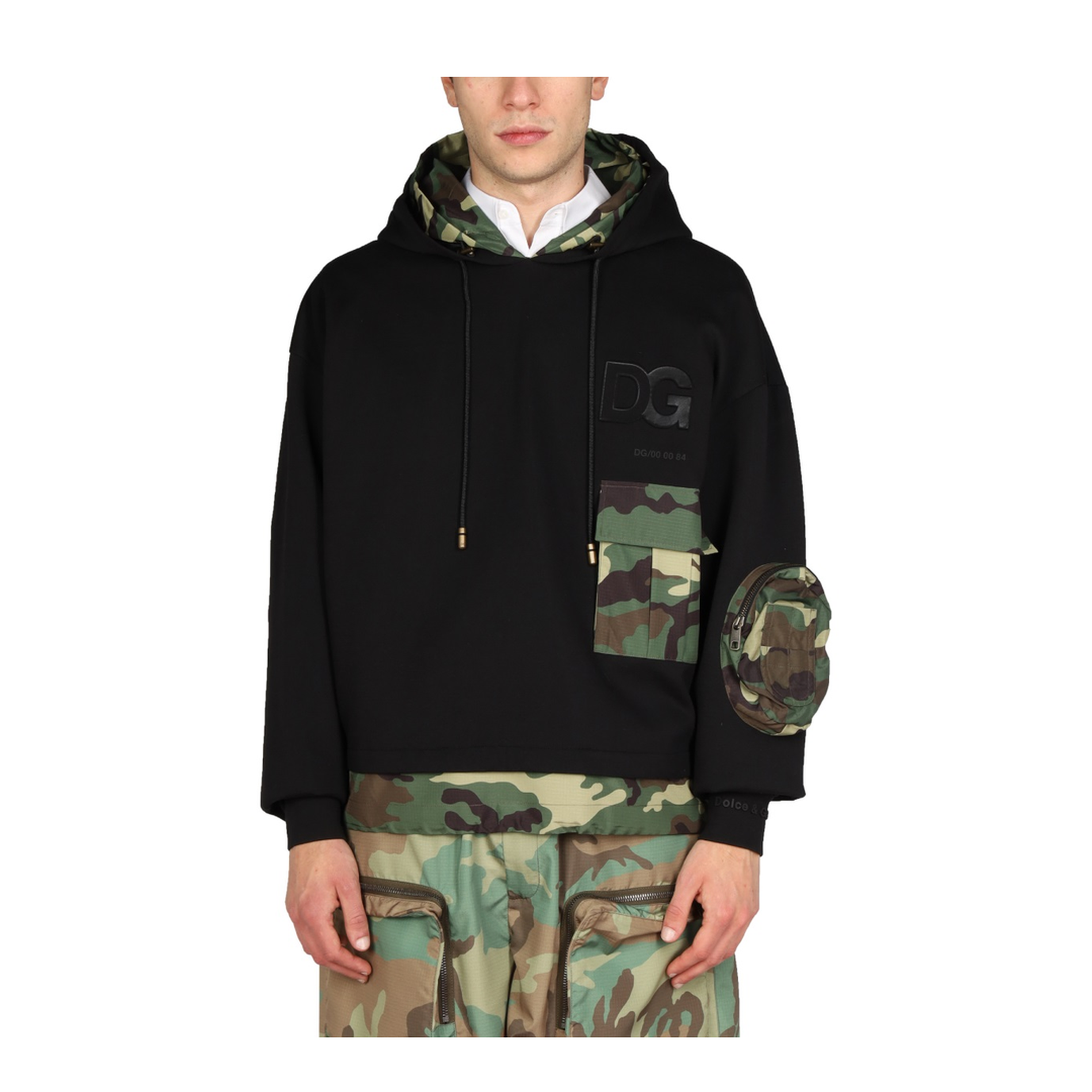 Dolce & Gabbana Sweatshirt with Camo Details – MAYFEYR