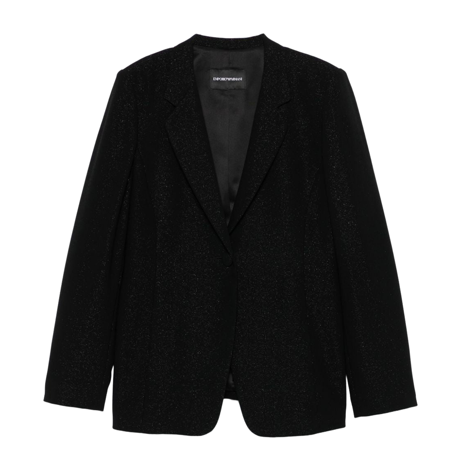 Black Front Button Jacket