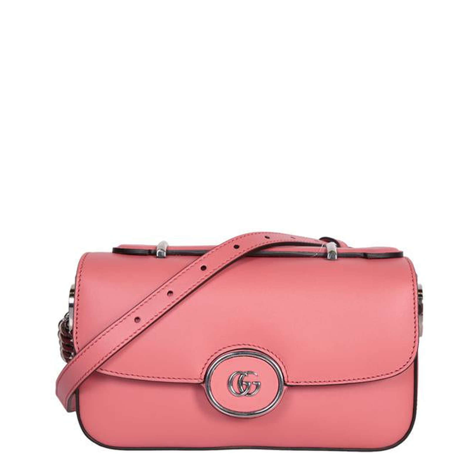 GG Milano Small Leather Crossbody Bags - Coral