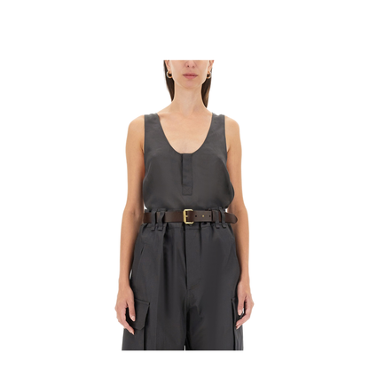 MAYFEYR - Saint Laurent - Tank Top Henley - 789945Y7I224280
