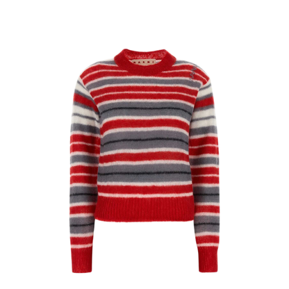 MAYFEYR - Marni - Embroidered Mohair Blend Sweater - GCMD0573Q0UFU178STN62