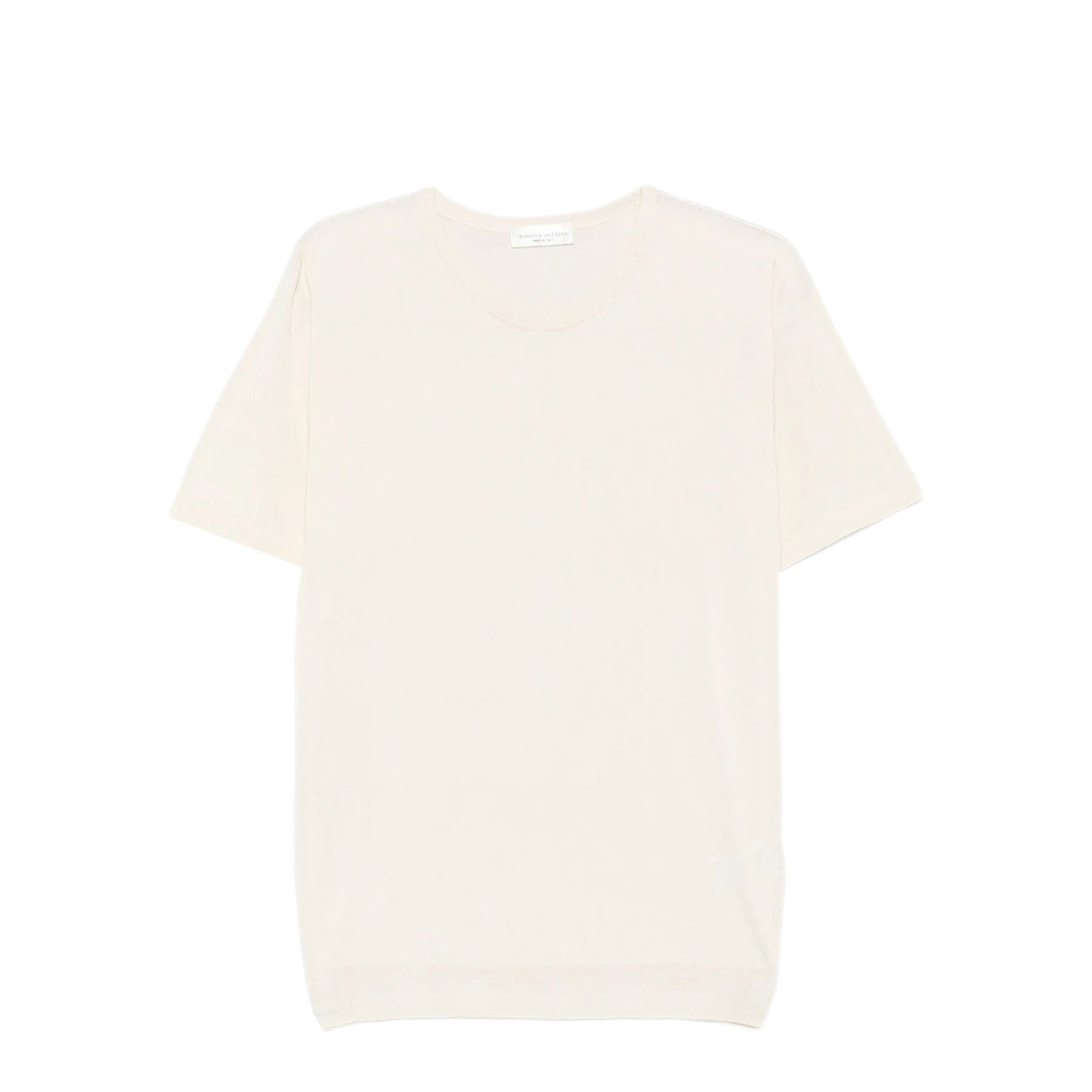 MAYFEYR - Roberto Collina - Short Sleeve Knitted Silk T Shirt - A0102102