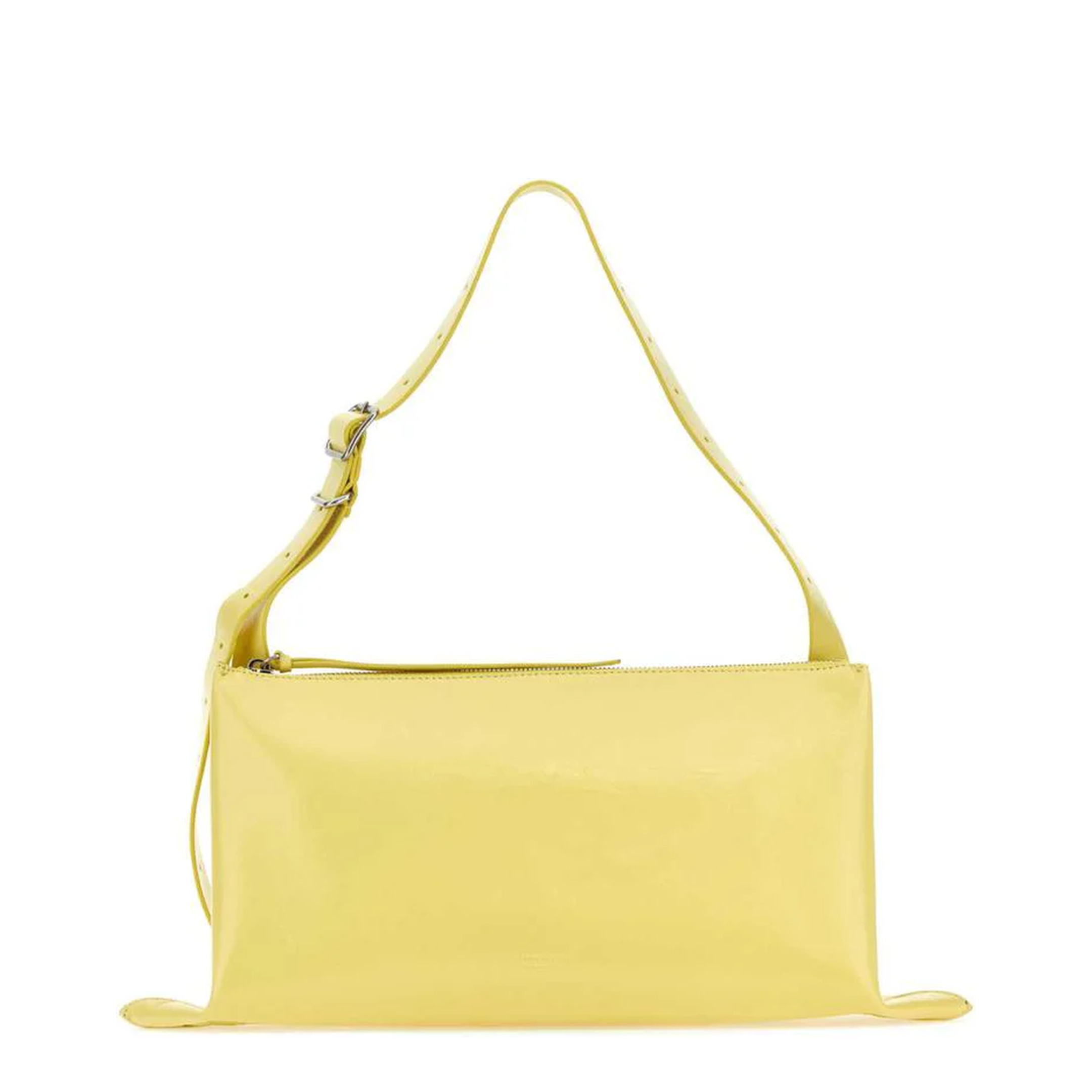 Yellow Leather Shoulder Bag
