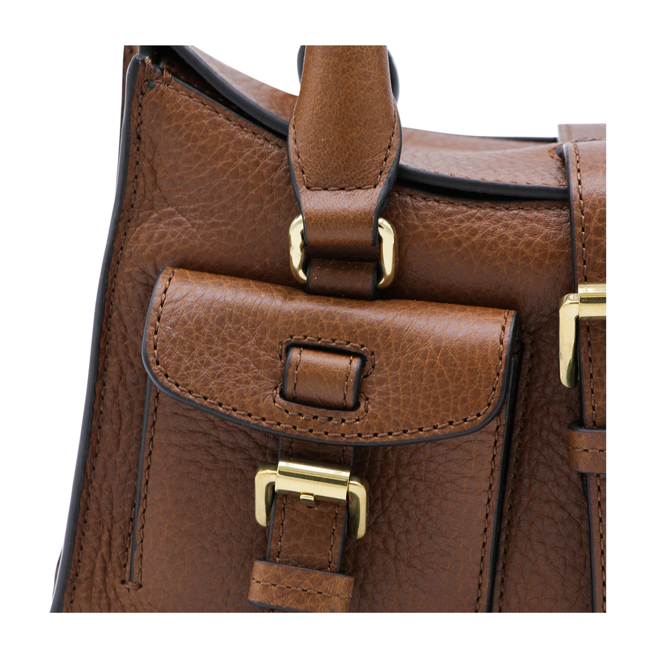 Mini Roxanne Top-Handle Bag NVT - Oak