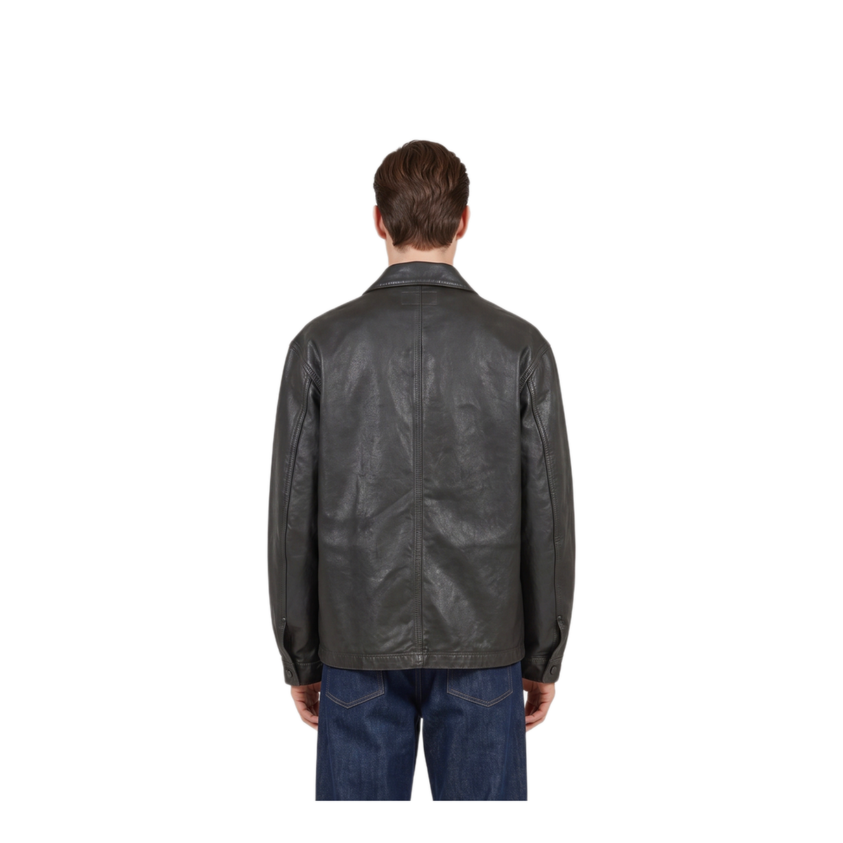 MAYFEYR - Lemaire - Coated Denim Work Shirt - SH1309LD1083BR532