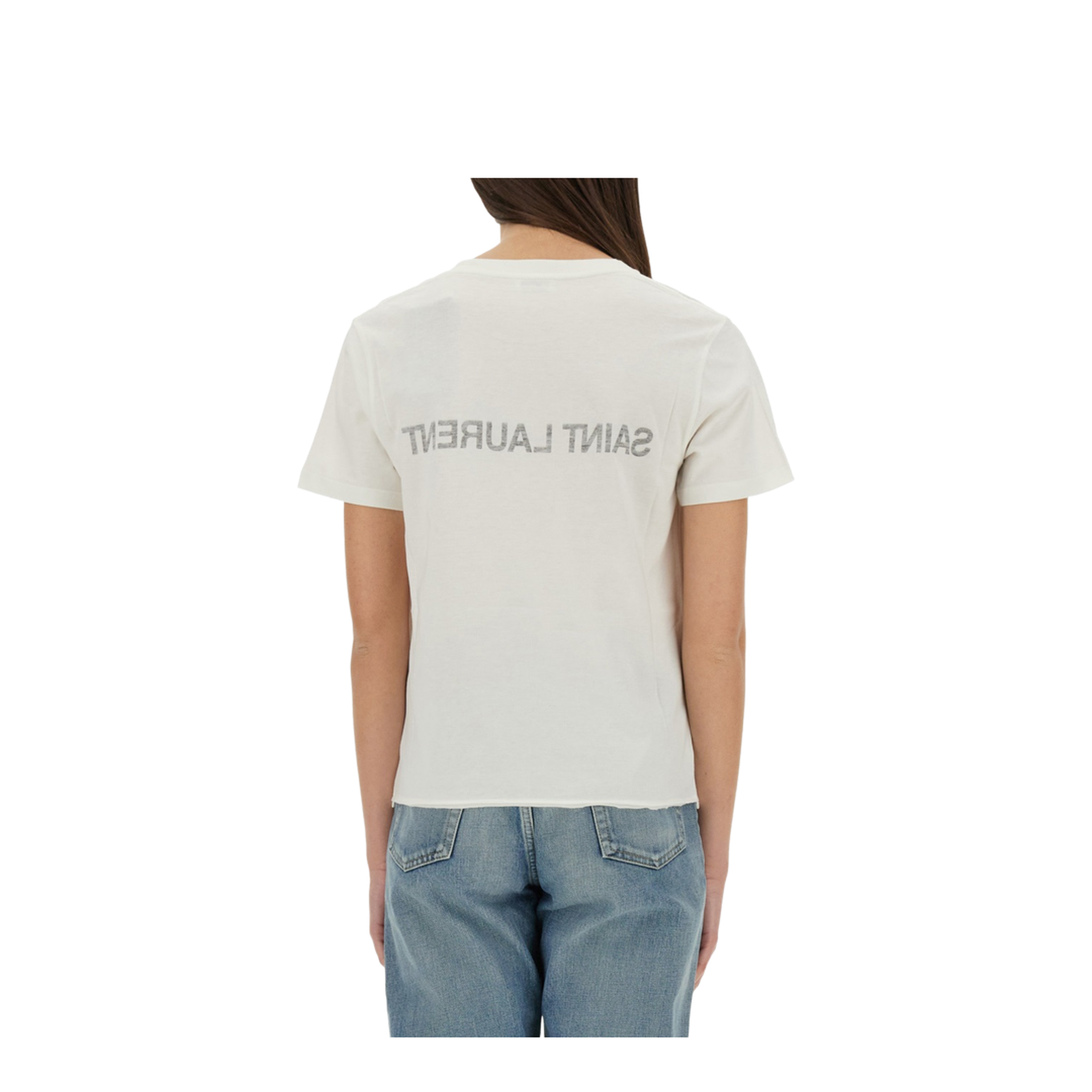 Reverse Logo-Print T-Shirt