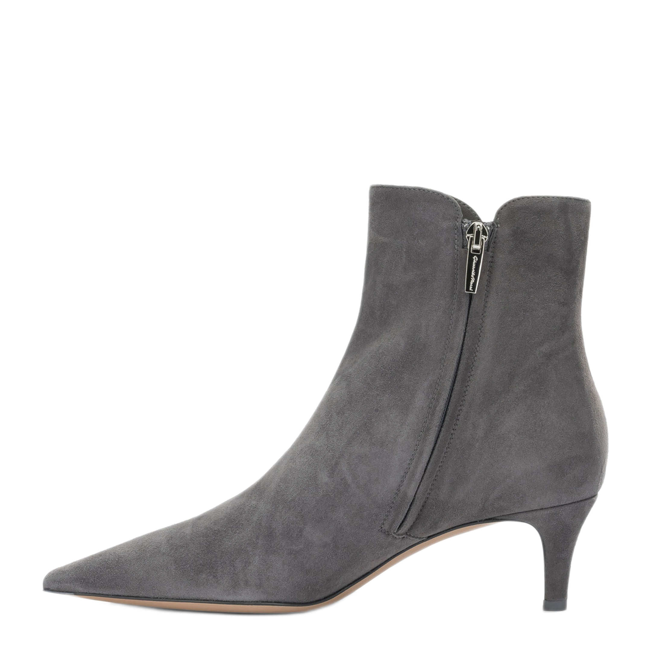 MAYFEYR - Gianvito Rossi - Levy 55Mm Ankle Boots With Zipper - G7386855RICCASLAPI