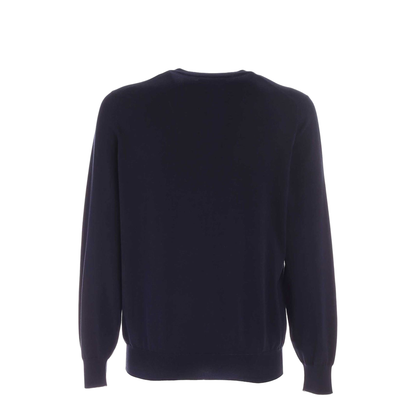 Navy Blue Cotton Sweater