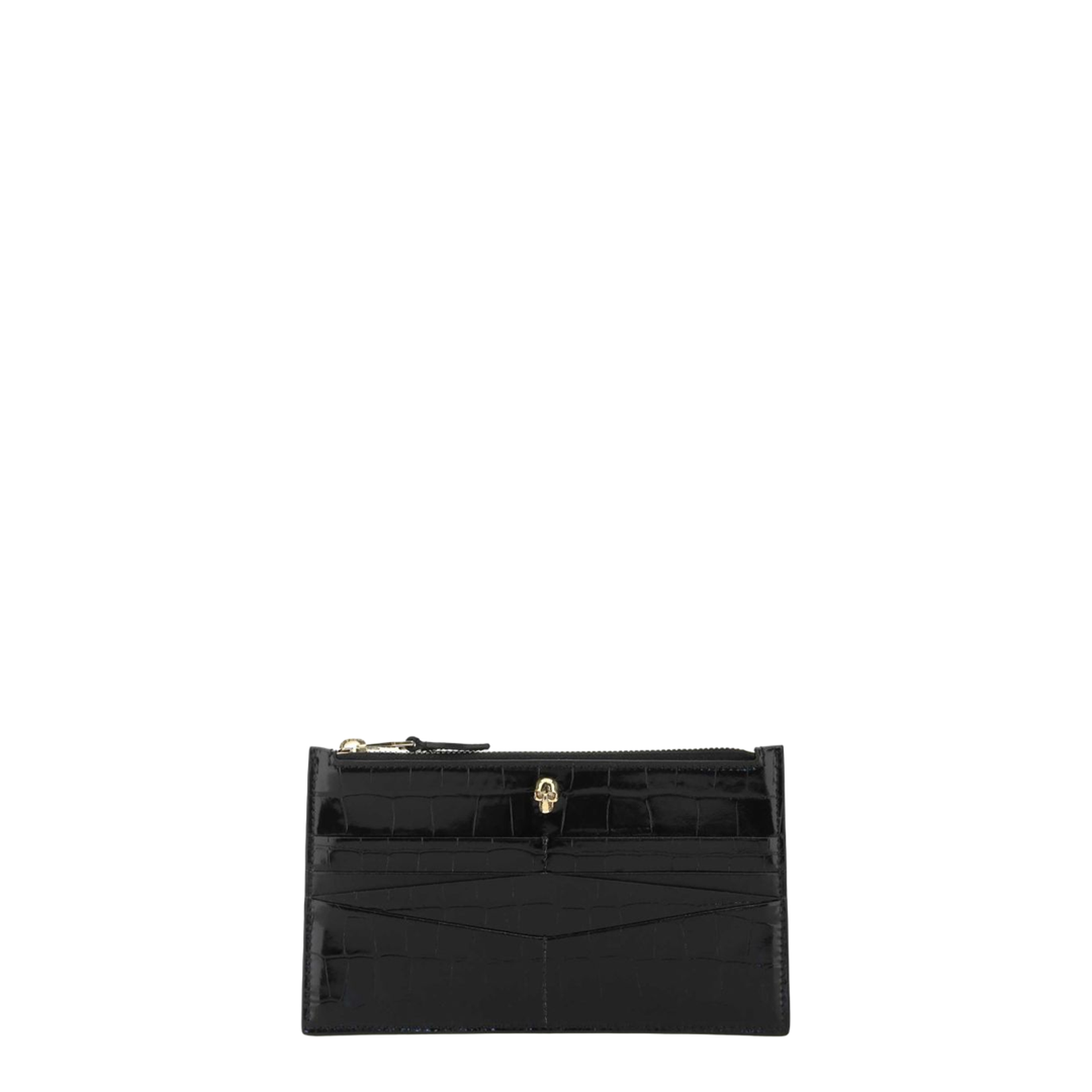 Flat Wallet with Zipper