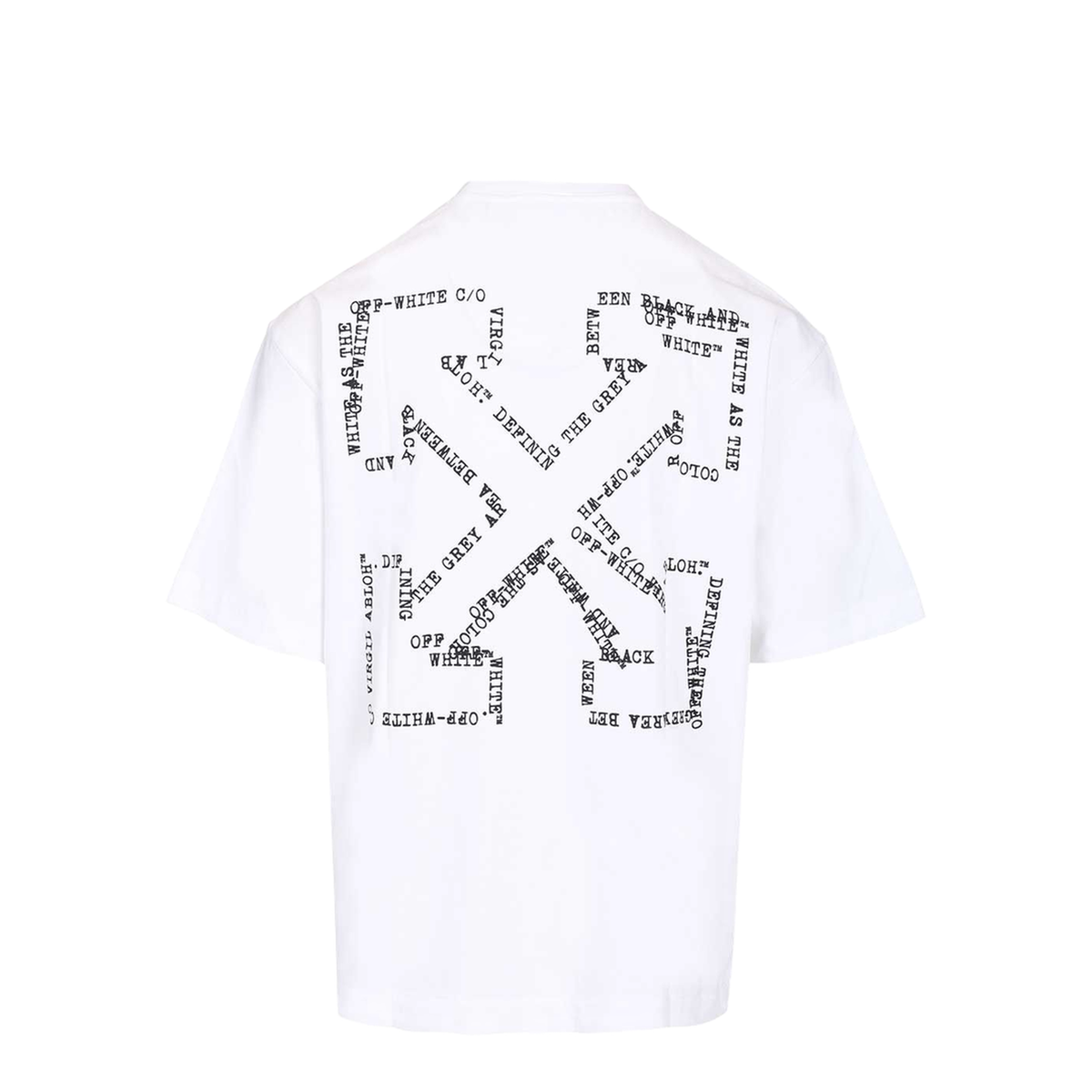MAYFEYR - Off-White - Type Arrow Skate S/S Tee White - OMAA120S26JER00K1000