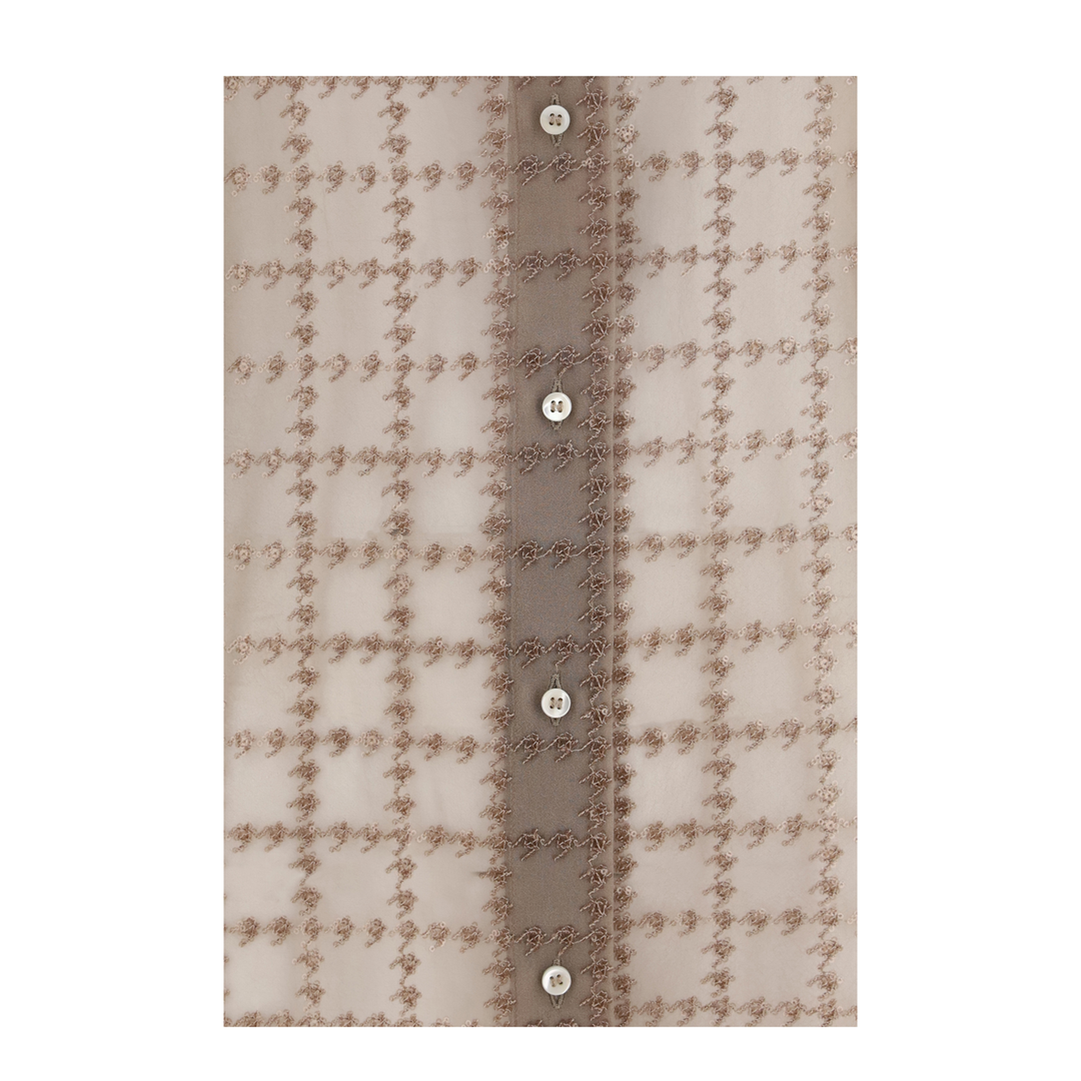 MAYFEYR - Brunello Cucinelli - Sheer Checked Shirt - MP940M3D06