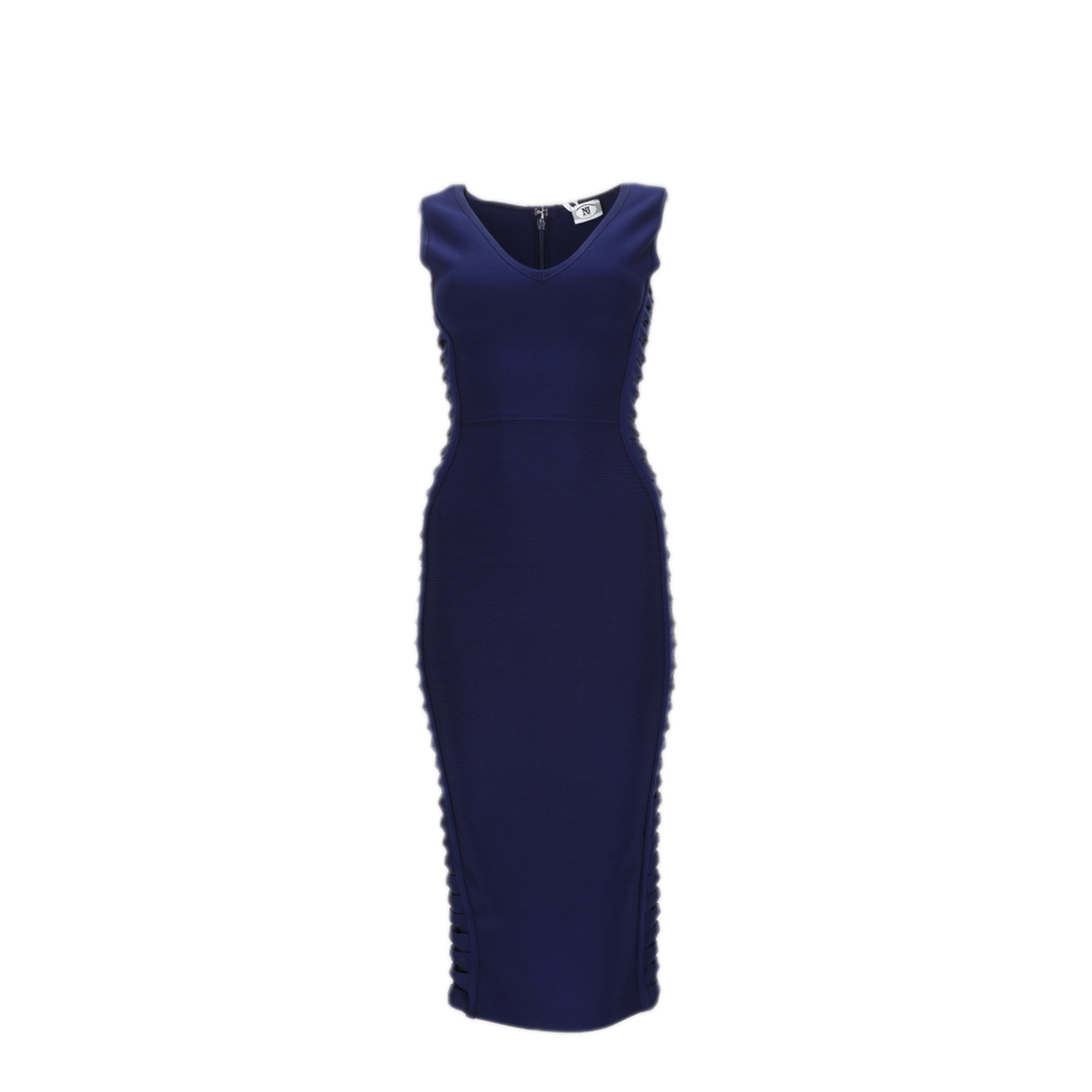 MAYFEYR - NJ COUTURE - Dress With Draped Detail - D354BLU