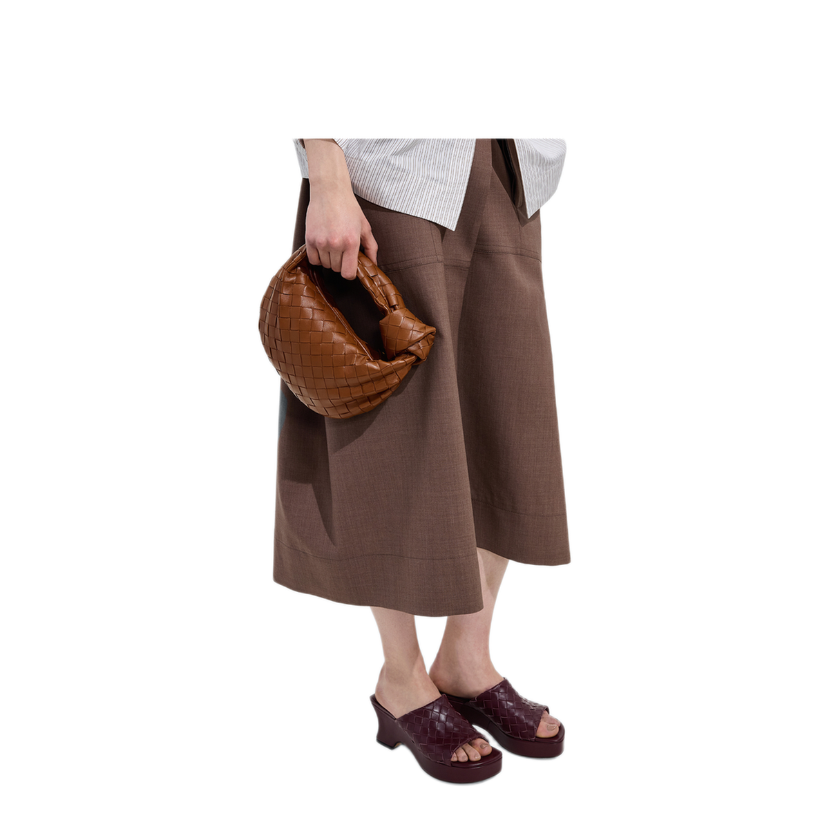 Jodie Mini Leather Handbags - Tannin