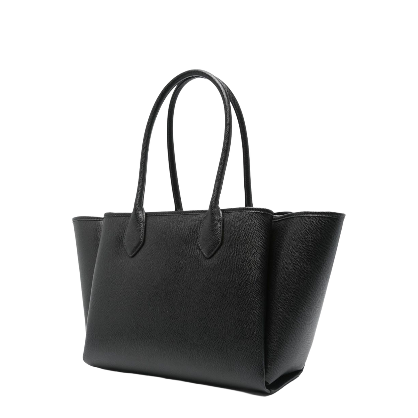 Large Shopper Bag with Palmellato Finish