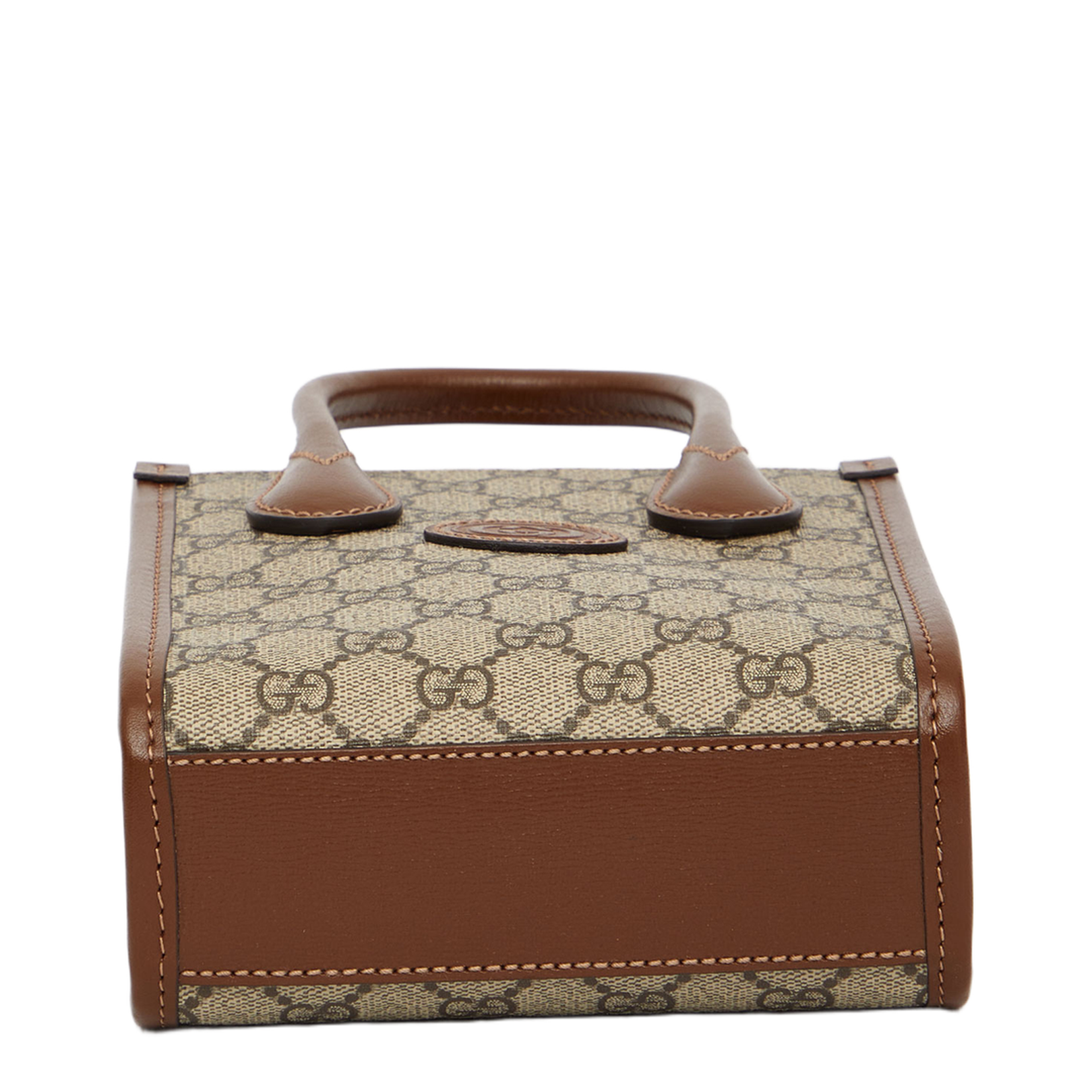 Ophidia Small Canvas Tote Bag - Brown
