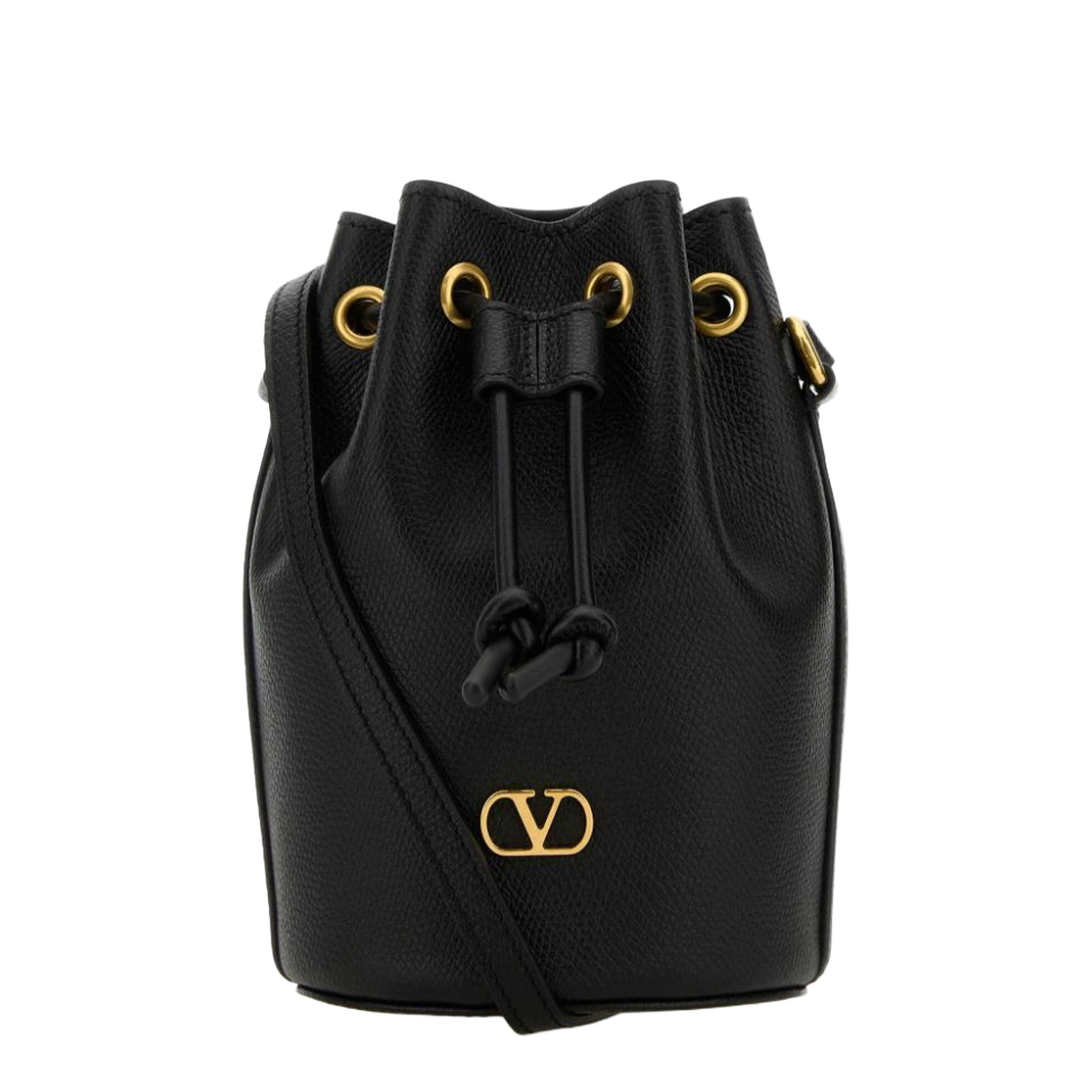 Mini Leather Bucket Bag